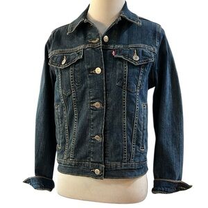 LEVI STRAUSS & CO. CLASSIC DENIM JEAN JACKET BLUE SIZE XS